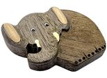 2Kids Toys Grande Calamita In Legno Elefante Di Lato