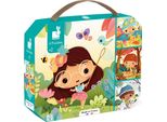 Janod Puzzle - Puzzle Per L'apprendimento Delle Stagioni 4 In 1 In Cartone