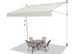 Tenda Da Sole Jopassy Tenda Da Sole Articolata Idrorepellente Per Balcone Tenda Da Sole Per Balcone Protezione Solare Tenda Da Sole A Morsetto Crema 4M