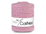 Cordone Di Cotone Intrecciato 5Mm 200M Rosa Colinea Intrecciato Con Anima In Cotone
