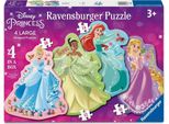 Puzzle Per Bambini Ravensburger 03082 - Love Life! - 4 Puzzle Sagomati Con 10, 12, 14 E 16 Pezzi Grandi E Robusti, Per I Piccoli Fan Disney A Partire Dai 3 Anni Di Età