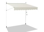 Hengda Tenda Da Sole Tenda Da Sole Articolata Idrorepellente Per Balcone Tenda Da Sole Per Balcone Protezione Solare Tenda Da Sole A Morsetto Crema 3M