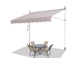 Tenda Da Sole Jopassy Tenda Da Sole Senza Forature Tenda Da Sole Per Balcone Regolabile In Altezza Tenda Da Sole Per Balcone 300 Cm Beige