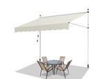 Tenda Da Sole A Morsetto Jopassy Tenda Da Sole Senza Foratura Tenda Da Balcone Regolabile In Altezza Tenda Da Sole Per Balcone 300 Cm Crema