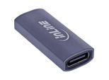 Adattatore Inline® USB4, Presa/Presa USB-C, Alluminio, Grigio