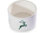 Ceramica Gmundner Cervo Verde, Parte Inferiore Vaso Di Stoccaggio H. 9 Cm