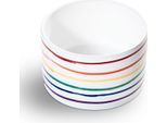 Ceramica Gmundner Fiammata Colorata, Parte Inferiore Del Vaso H. 9 Cm