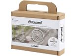 Kit Di Macramè Per Acchiappasogni Con Quarzo Rosa, Incluso Materiale E Istruzioni