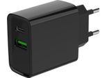 Gembird Gembird TA-UC-PDQC20-01-BK Mobile Device Charger Universal Black Ac Fast Charging Indoor