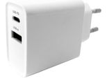Gembird Gembird TA-UC-PDQC20-01-W Mobile Device Charger Universal White Ac Fast Charging Indoor