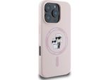 Karl Lagerfeld Klhmp16Xscmkcrhp Iphone 16 Pro Max 6.9 RóżOwy/Pink Hardcase Silicone Karl&Choupette Anello Magsafe