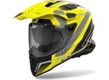 Casco Motocross Airoh Commander 2 Mavick, Nero/Grigio/Giallo, Xs (53/54)