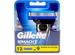 Lamette Gillette Mach 3 Turbo, Confezione Blister Da 4 X 3