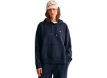 Gant Shield Felpa Con Cappuccio Blu S Donna Blu S