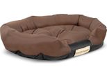 Lettino Per Cani 115X95 Cm Personalizzato Impermeabile Marrone
