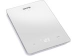 Gorenje KT10LBW Rettangolo Da Banco Bianco Bilancia Da Cucina Elettronica