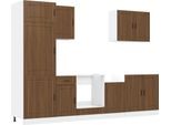 Syfax™ Set Mobili Da Cucina 7 Pz Porto Rovere Marrone In Truciolato