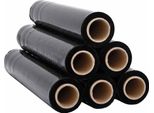 Vidaxl Film Estensibile 6 Pezzi Nero 23 μM 50 Cm X 150 M