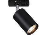 Sistema Di Binari Briloner Rail, Faretto Orientabile, Accessori, Nero