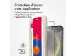 Samsung Galaxy S25 Screenprotector: Accezz Gehard Glas Full Cover Screenprotector Metapplicator - Trasparente