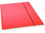 Cartella A4 Con Elastico Rosso Lacca 300Gsm (10 Pezzi)