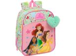 Zaino Scuola Disney Princess Bloom Verde Rosa 22 X 27 X 10 Cm