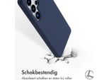 Samsung Galaxy S25 Ultra Sleeve - Silicone - Custodia/Copertura Morbida Accezz - Blu Scuro