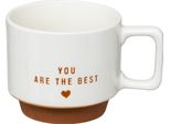 Sg Secret De Gourmet - Rack 4 Becher "Hello"" Weiß30 Cl"