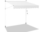 Hengda Tenda Da Sole Con Morsetti Tenda Da Sole Per Balcone Resistente Ai Raggi Uv Impermeabile Crema 400 Cm