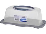 Vassoio Per Servire E Trasportare Torte Excellent Houseware, Polipropilene, 40X20X15 Cm, Grigio