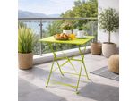 Tavolo Da Bistrot Tavolo Pieghevole Tavolo Da Campeggio Tavolo Da Campeggio Lime In Metallo L60Xh71Cm