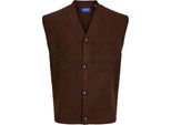 Jack & Jones Gilet Ollie Marrone S Uomo Marrone S