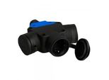 Presa Di Corrente Monofase Tripla A 3 Vie Con Messa A Terra Distributore Di Prese Di Corrente 230V IP44 Tpe 7617