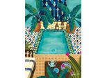 Pezzi & Pace Puzzle Blue Riad 1000 Teile Bunt