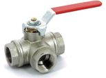Valvola A Sfera A 3 Vie In Ottone Vetus 3/4´´ 3/4´´