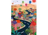 Pezzi E Pace Puzzle On The Road 500 Teile Buntes Spielzeug