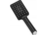 Granitan | Soffione Caro2 - 25 Cm - Nero - 2 Funzioni - Anticalcare - Riduzione Dell'acqua Eko