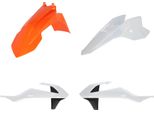 Kit Carene 4 Pezzi Acerbis Modello 2017 Arancio/Bianco