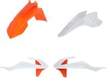 Kit Carene 4 Pezzi Acerbis Modello 2019 Arancio/Bianco