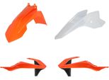 Kit Carene 4 Pezzi Acerbis Modello 2016 Arancio/Bianco