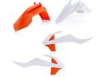 Kit Carene 4 Pezzi Acerbis Modello 2020 Arancio/Bianco