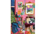 Pezzi & Pace Puzzle Cozy Cats 1000 Pezzi Puzzle Gatto Colorato