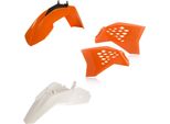 Kit Carene 4 Pezzi Acerbis Arancio/Bianco Per Ktm Sx 65