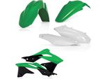 Kit Carene 6 Pezzi Acerbis Modello 2016 Verde/Bianco Per Kawasaki Kx 250 F