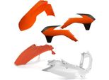 Kit Carene 5 Pezzi Acerbis Arancio/Bianco Per Ktm