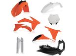 Kit Carene 10 Pezzi Acerbis Modello 2011 Arancio/Bianco/Nero Per Ktm Sx