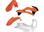 Kit Carene 5 Pezzi Acerbis Modello 2014 Arancio/Bianco Per Ktm