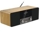 Technisat Vg! Radio 2X10W Fm Dab+ Rds Bluetooth Sveglia Sleept. Rovere Digitradio 3 Rovere