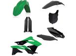Kit Carene 9 Pezzi Acerbis Nero/Verde Per Kawasaki Kx 250 F
