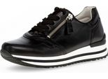 Gabor 76.528 Scarpe Da Donna - Scarpe Da Ginnastica Comode E Stringate Nere Per Il Tempo Libero Nuovo